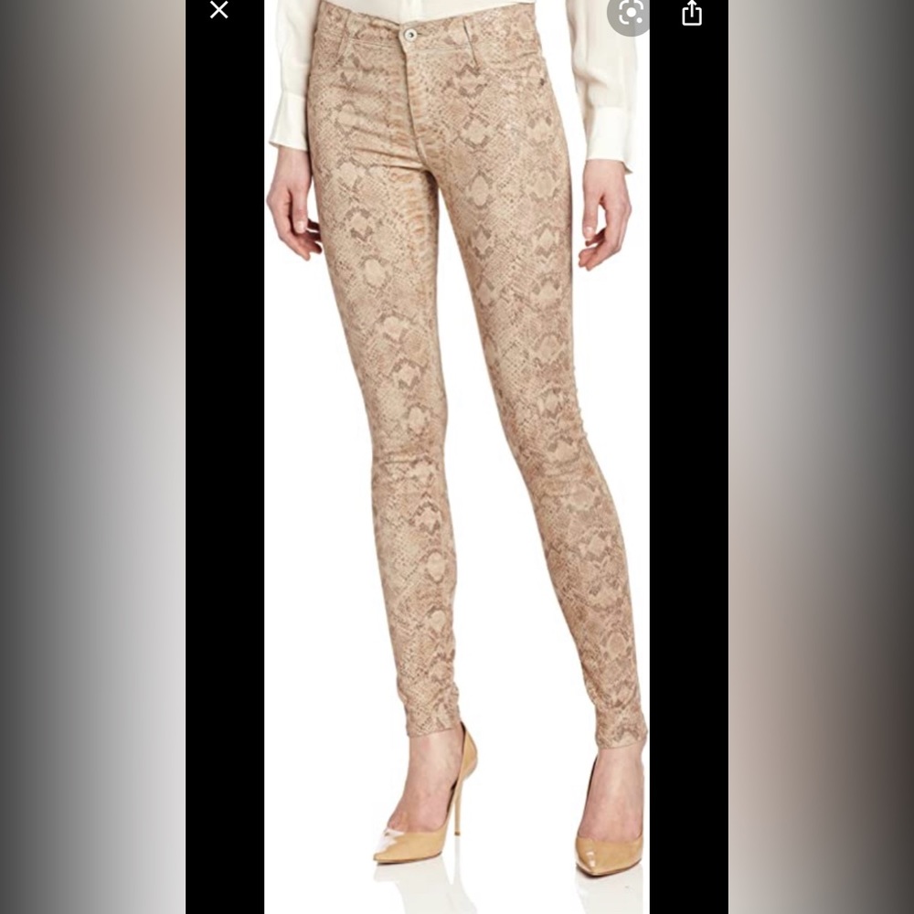 James Jeans James Twiggy Legging Jean nude python